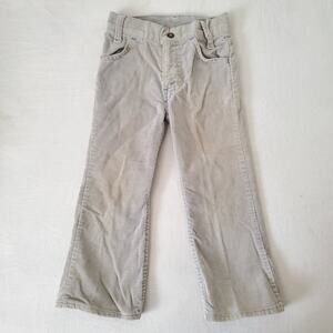 Vintage Levi's Tan Cord Flared Pants 4t/5t